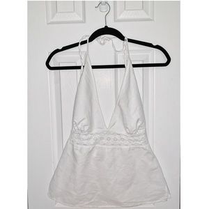 THRIFTED SUMMER HALTER TOP